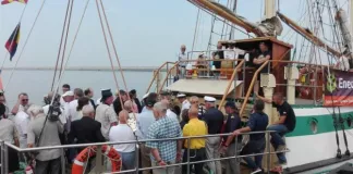Obchody 55-lecia podniesienia bandery na s/y Zawisza Czarny
